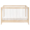 M10301NXW,Sprout 4-in-1 Convertible Crib w/Toddler Bed Conversion Kit in W Natural/White