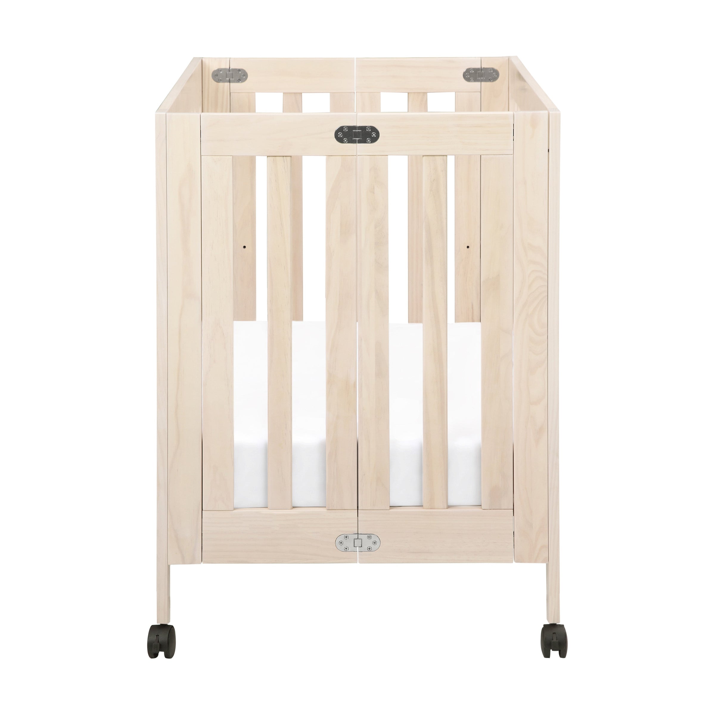 M6698NX,Origami Mini Crib in Washed Natural