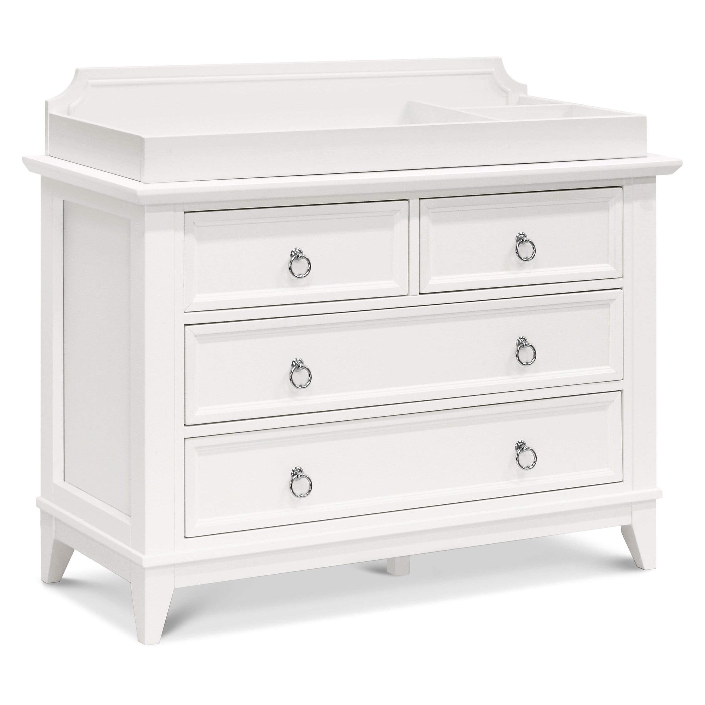 M10716RW,Emma Regency 4-Drawer Dresser in Warm White