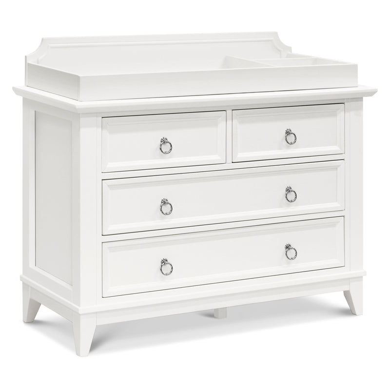 M10716RW,Emma Regency 4-Drawer Dresser in Warm White