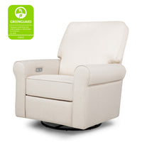 B17787PNET,Monroe Pillowback Power Recliner in Performance Natural Eco-Twill