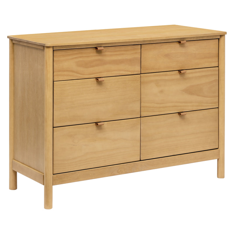 M25616HY,Bondi 6-Drawer Assembled Dresser in Honey