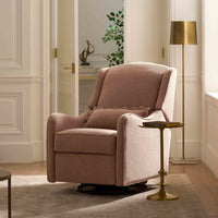 M27787PREB,Devon Recliner and Swivel Glider in Performance Dusty Rose Eco-Basketweave