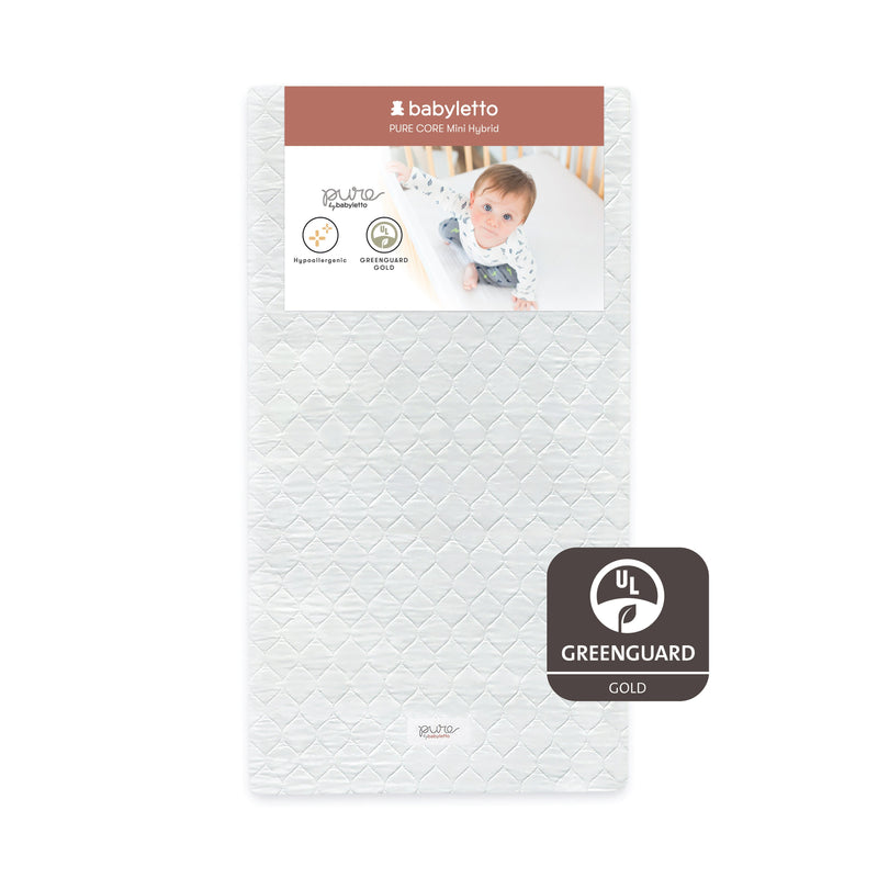 M5346C,Pure Core Non-Toxic Mini Crib Mattress with Hybrid Cover