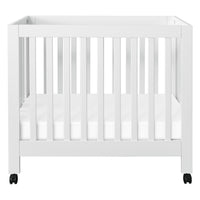 M6698W,Origami Mini Crib in White Finish