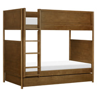 M25973NL,Twin Storage Trundle Bed in Natural Walnut