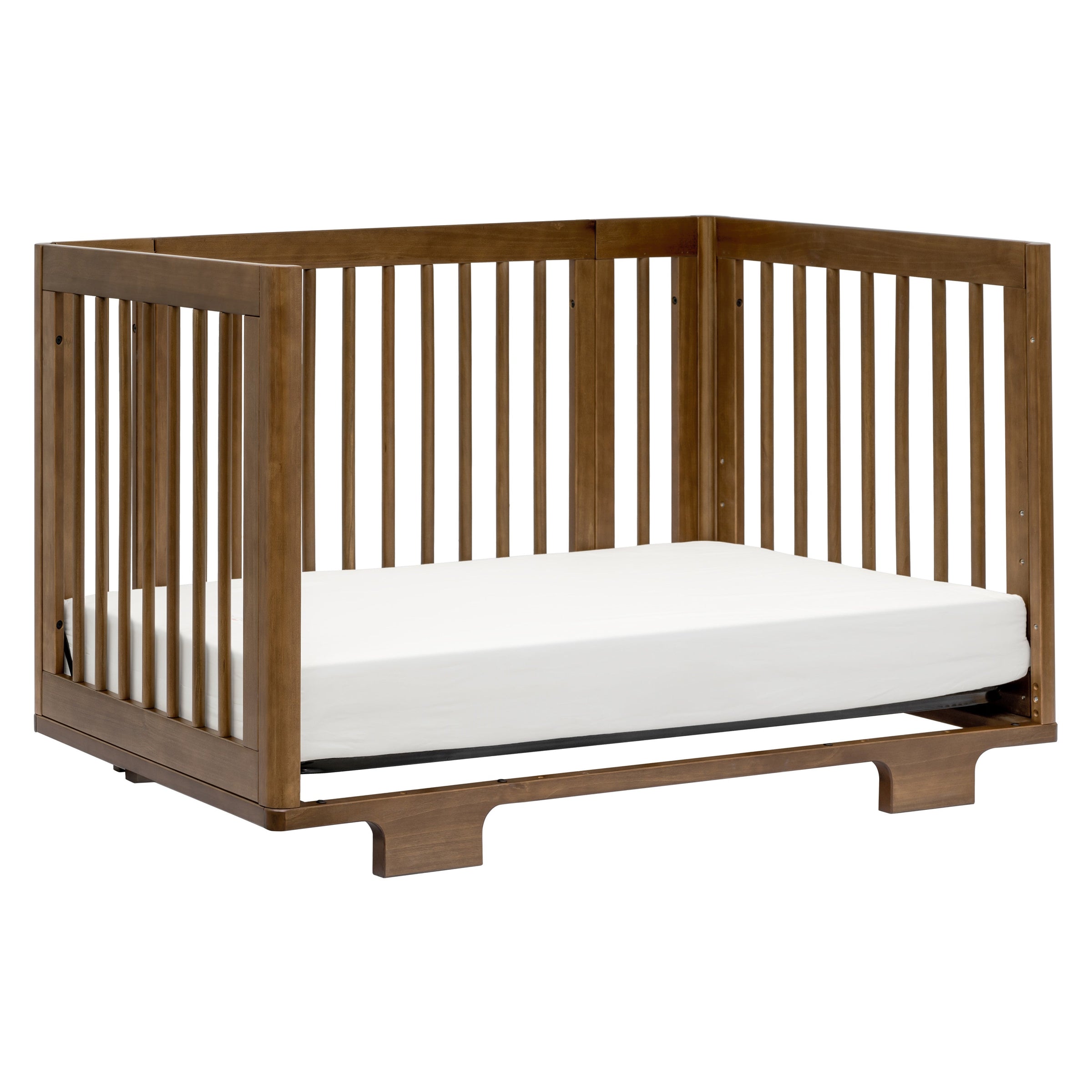 M23401NL,Yuzu 8-in-1 Convertible Crib w/All-Stages Conversion Kits in Natural Walnut