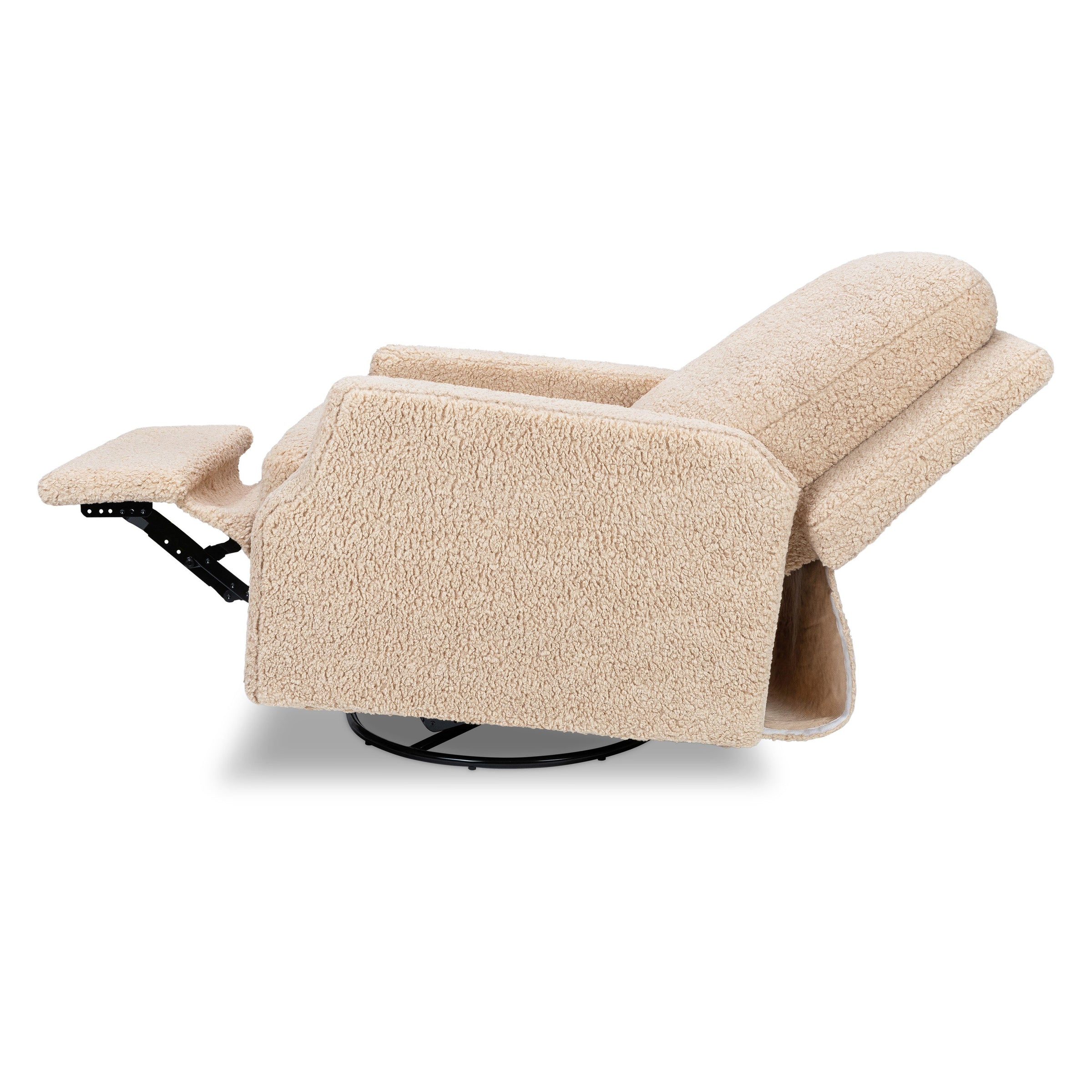 M22287CSG,Crewe Recliner and Swivel Glider in Chai Shearling