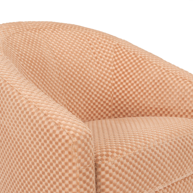 M5887CVCL,Madison Swivel Glider in Canyon Velvet Checker w/ Light Wood Base