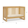 M23301HY,Nantucket 3-in-1 Convertible Crib w/Toddler Bed Conversion Kit in Honey
