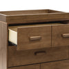 M5823NL,Scoot 3-Drawer Changer Dresser in Natural Walnut