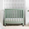 M6698LS,Origami Mini Crib in Light Sage