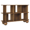 M31811NL,Crosby Open Bookcase in Natural Walnut
