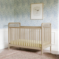 M7101WP,Liberty 3-in-1 Convertible Spindle Crib w/Toddler Bed Conversion Kit in Washed Pine