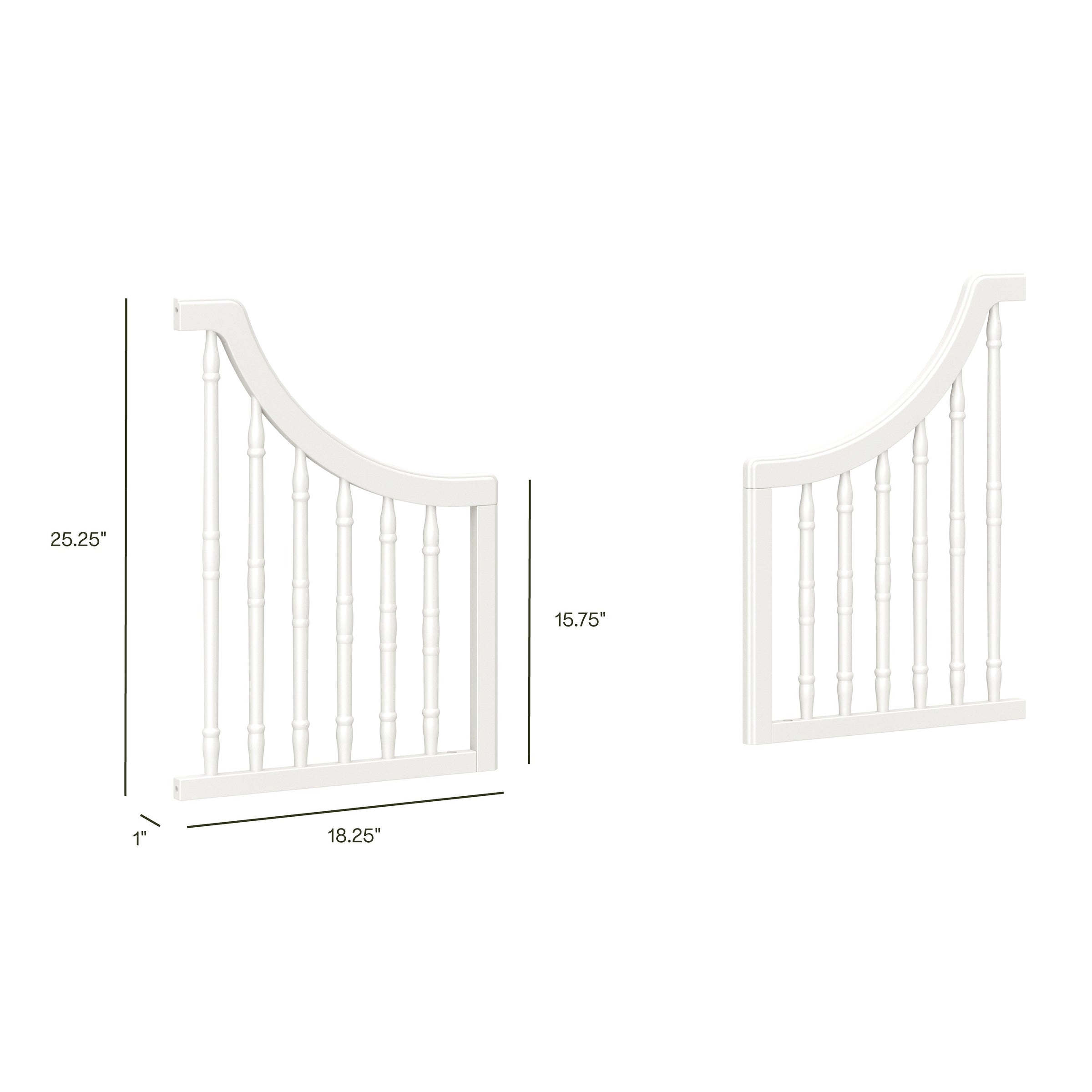 M7199RW,Toddler Bed Conversion Kit in Warm White