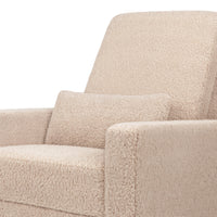 M23087CSG,Sigi Recliner and Swivel Glider in Chai Shearling