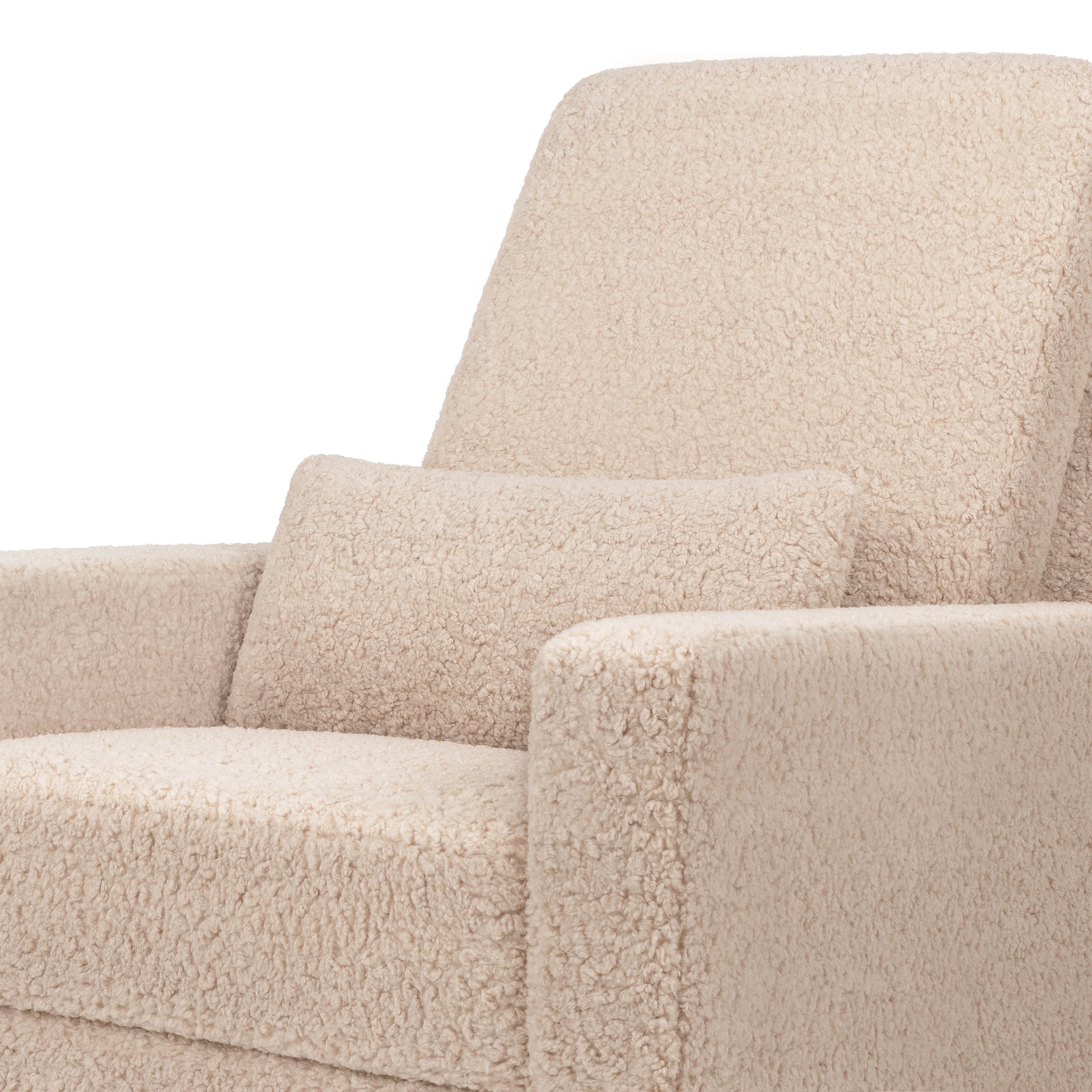 M23087CSG,Sigi Recliner and Swivel Glider in Chai Shearling