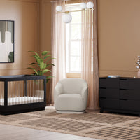 M27587WB,Foy Glider in Ivory Boucle