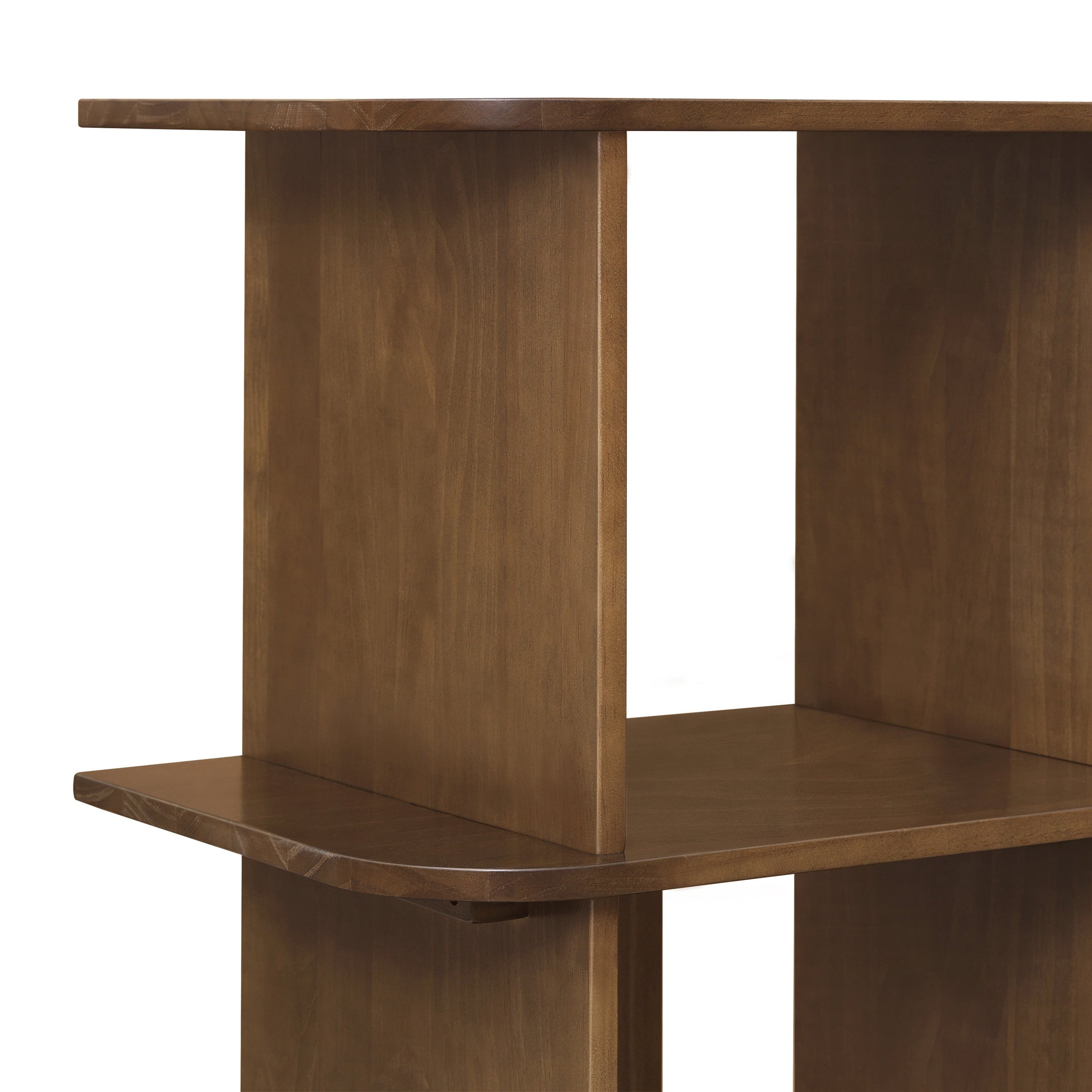 M31811NL,Crosby Open Bookcase in Natural Walnut
