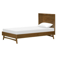 M15969NL,Palma Twin Bed in Natural Walnut