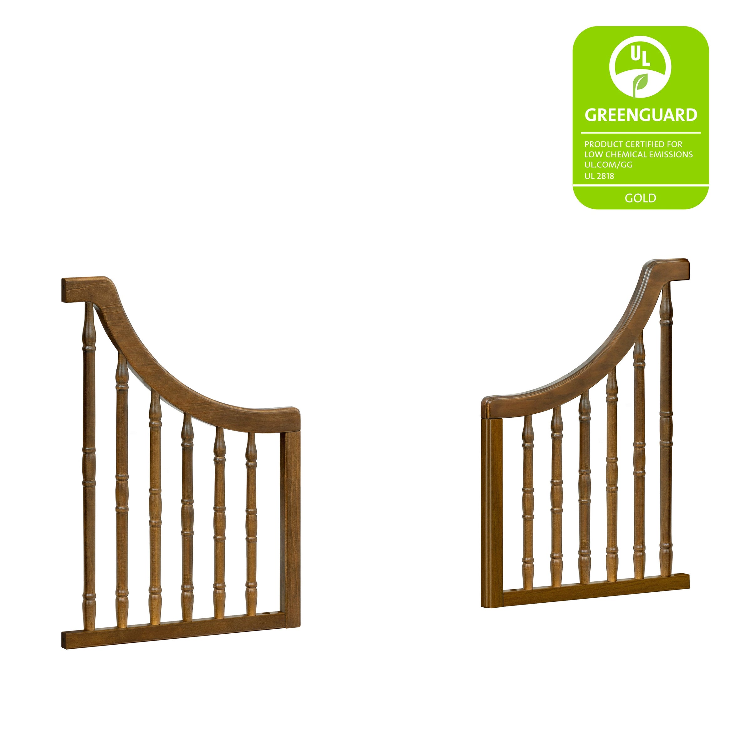 M7199NL,Toddler Bed Conversion Kit in Natural Walnut