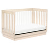 M8601KNX,Harlow 3-in-1 Convertible Crib w/Toddler Bed Conversion Kit in Washed Natural/