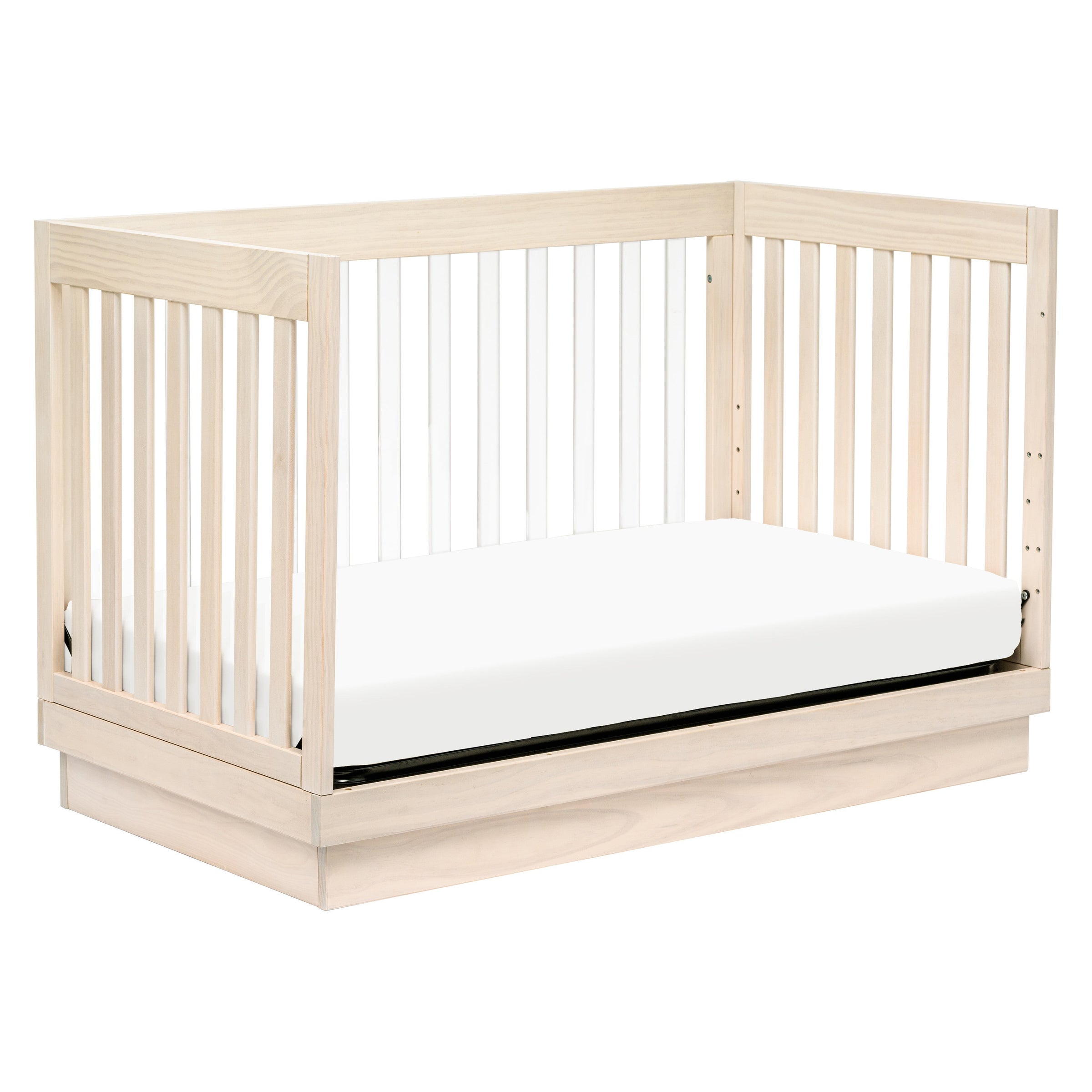 M8601KNX,Harlow 3-in-1 Convertible Crib w/Toddler Bed Conversion Kit in Washed Natural/
