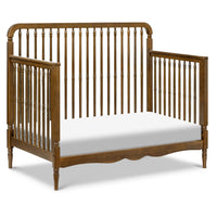 M7141NL,Liberty 4-in-1 Convertible Spindle Crib in Natural Walnut