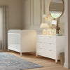 M26716RW,Brimsley Tambour 6-Drawer Assembled Dresser in Warm White