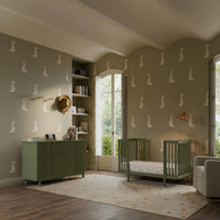 M29880OL,Pogo 8-in-1 Convertible Crib w/All-Stages Conversion Kits in Olive