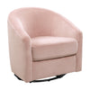 M5887BPV,Madison Swivel Glider in Blush Pink Velvet