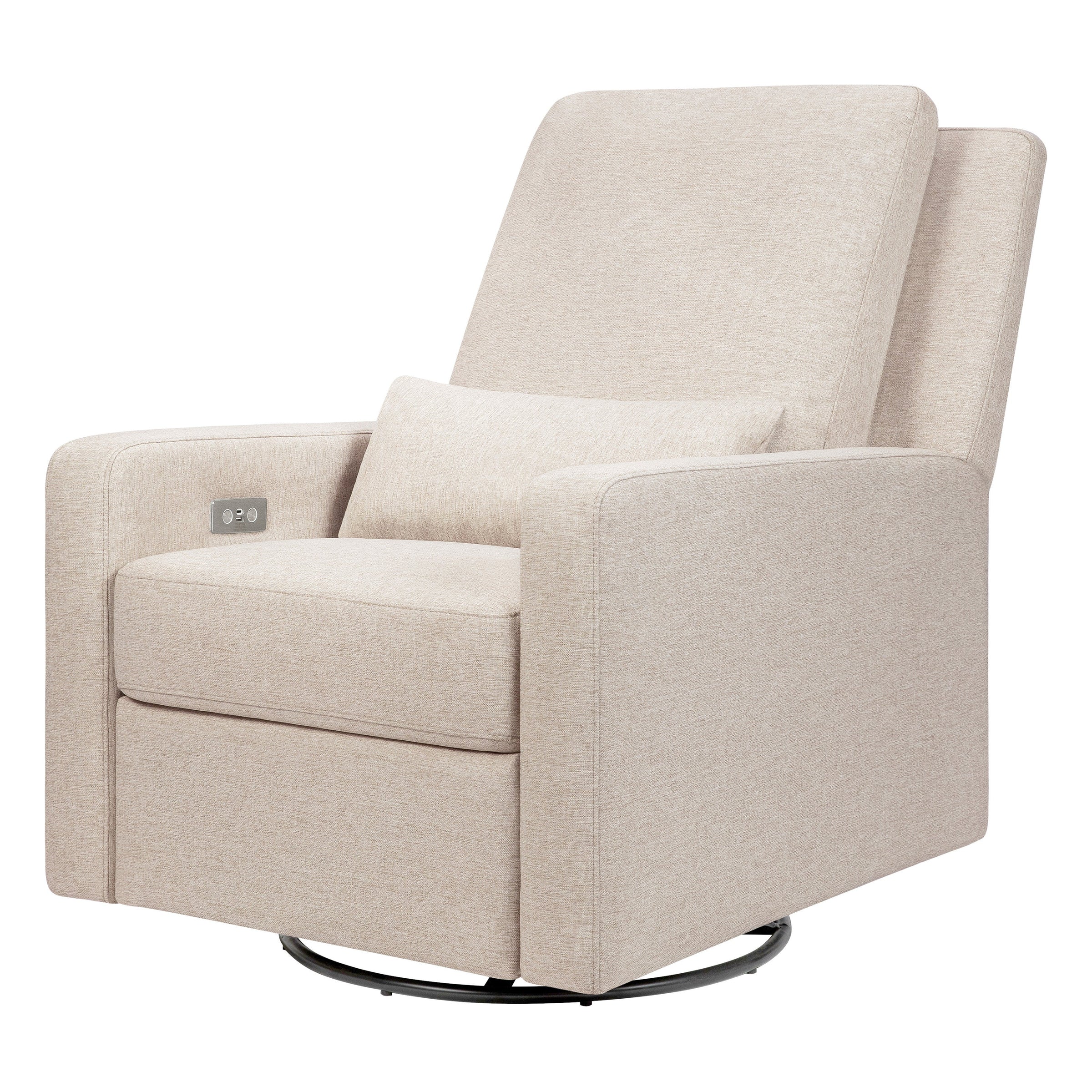 M23085PBEW,Sigi Glider Recliner w/ Electronic Control and USB in Performance Beach Eco-Weave