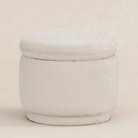 M22985WB,Enoki Storage Ottoman in Ivory Boucle