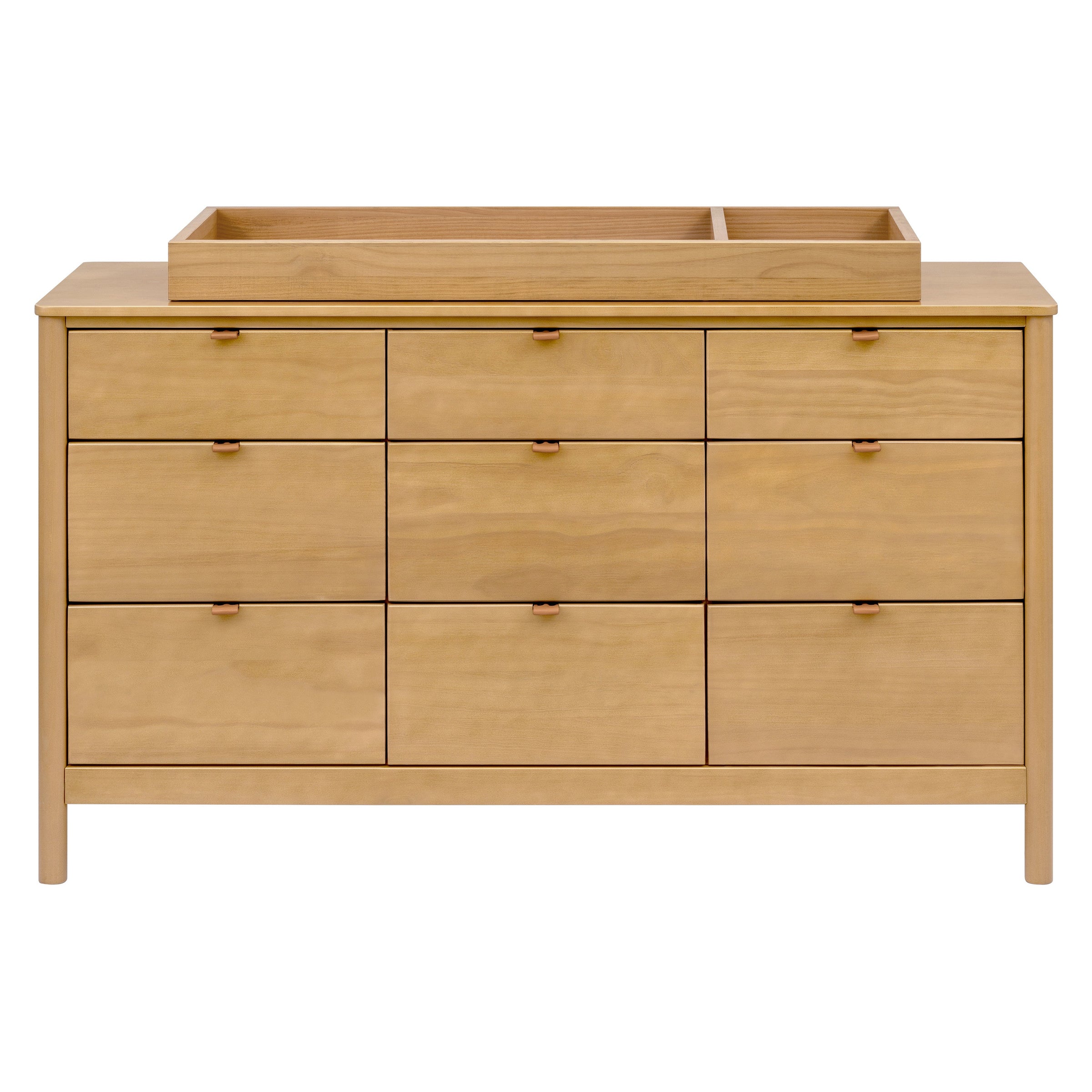 M25928HY,Bondi 9-Drawer Assembled Dresser in Honey