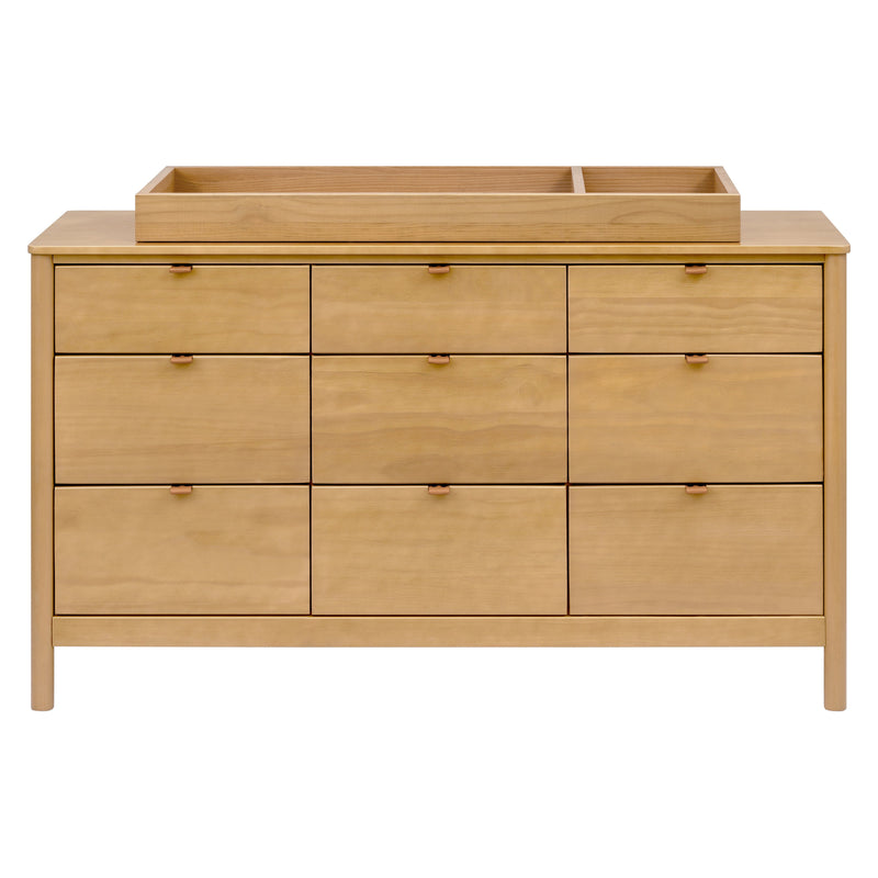 M25928HY,Bondi 9-Drawer Assembled Dresser in Honey