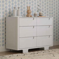 M23426W,Yuzu 6-Drawer Dresser in White