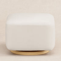 M26385PCMEWLB,Kiwi Gliding Ottoman in Performance Cream Eco-Weave w/ Light Wood Base