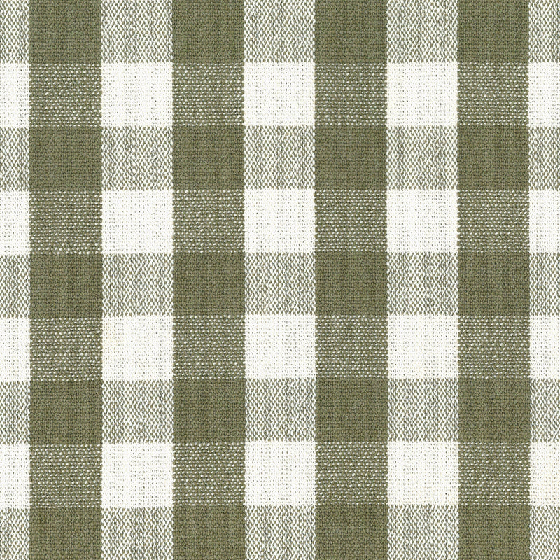 M21787GGH,Crawford Pillowback Comfort Swivel Glider in Moss Green Gingham