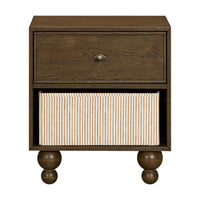 M33360TE,Nate Berkus x Babyletto Astre Nightstand in Toffee