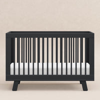 M4201B,Hudson 3-in-1 Convertible Crib w/Toddler Bed Conversion Kit in Black