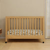 M6601HY,Maki Full-Size Folding Crib w/ Toddler Bed Conversion Kit in Honey