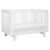 M4201W,Hudson 3-in-1 Convertible Crib w/Toddler Bed Conversion Kit in White Finish