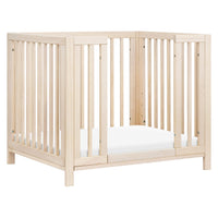 M30880NX,Rolli 9-in-1 Convertible All-Stages?? Crib w/ Bassinet & Toddler Bed Kits in Washed Natural