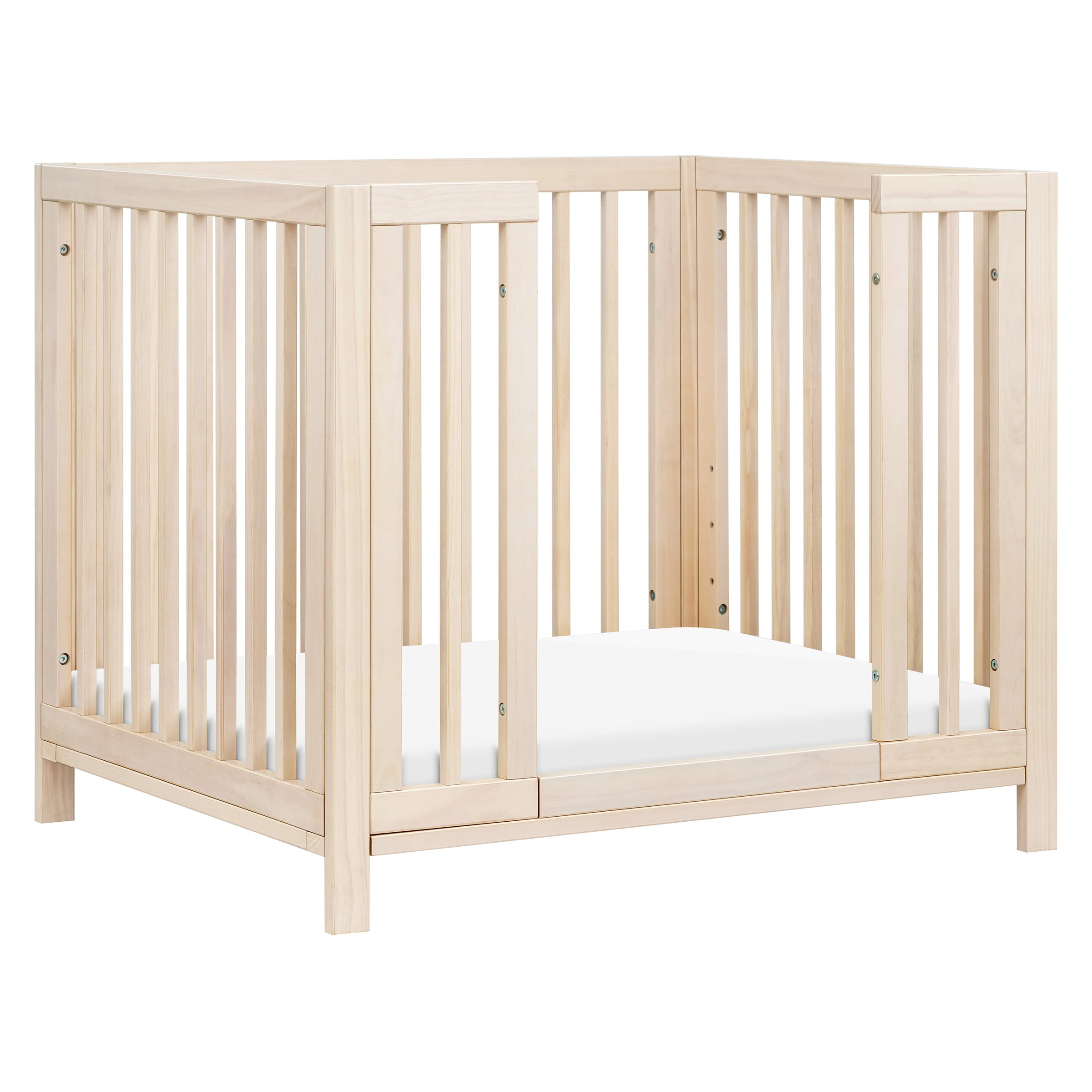 M30880NX,Rolli 9-in-1 Convertible All-Stages?? Crib w/ Bassinet & Toddler Bed Kits in Washed Natural