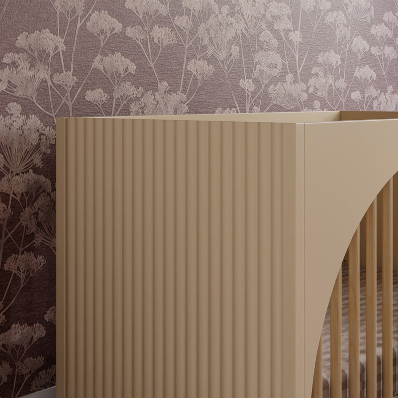 M30201TPESH,Moab 3-in-1 Convertible Crib in Taupe/Ash