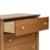 M10323CTN,Sprout 3-Drawer Changer Dresser in Chestnut and Natural Finish