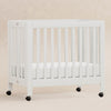 M6698W,Origami Mini Crib in White Finish