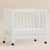 M6698W,Origami Mini Crib in White Finish
