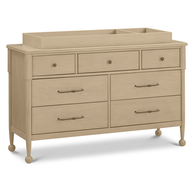 M31416WP,Alouette 7-Drawer Assembled Dresser in Washed Pine