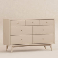 M15916TPE,Palma 7-Drawer Double Dresser  Assembled in Taupe